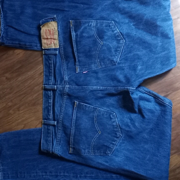 Classic Levi's 501 buttonfly blue jean denim size 40x34 - Picture 5 of 12